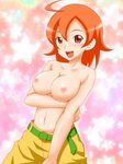  1girl blush character_request female nipples solo source_request takappe 