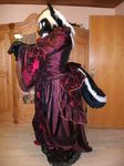  anthro atanlonthedeer aurasoul boots bustle dress flower fursuit fursuiter fursuiting goth mammal rose skunk tarwenlhoriel torn&uuml;re twillight victorian-style 