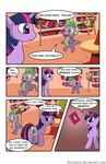  avian book bow comic donzatch dragon english_text equine female floor friendship_is_magic fur hair happy horn invalid_tag ladder magic mammal my_little_pony owl owlowiscious_(mlp) pouch princess purple_eyes purple_fur purple_hair royalty singing smile spike_(mlp) surprise table text twilight_sparkle_(mlp) unicorn walking winged_unicorn wings 