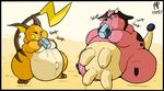  chubby flygon_(artist) milk miltank nintendo obese overweight pfh pok&#233;mon pok&eacute;mon raichu teats udders video_games 