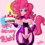  2014 animal_genitalia anthro anthrofied balls big_breasts birthday_cake blue_eyes breasts cake candle clothing cum dickgirl english_text equine fanatiq food friendship_is_magic fur hair horse horsecock intersex looking_at_viewer mammal my_little_pony nipples panties penis pink_fur pink_hair pinkie_pie_(mlp) pony smile text underwear 