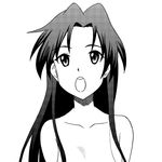  don't_say_&quot;lazy&quot; eunos greyscale idolmaster idolmaster_(classic) idolmaster_1 k-on! kisaragi_chihaya long_hair monochrome parody solo 