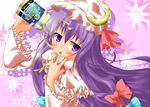  absurdres bad_id bad_pixiv_id can highres long_hair patchouli_knowledge purple_eyes purple_hair solo tongue touhou yano_mitsuki 