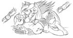  anthro applejack_(mlp) blush cowboy_hat cum cutie_mark dickgirl dickgirl_on_female double_penetration equine eyes_closed female fishnet friendship_is_magic group hair half-closed_eyes hat horn horse internal intersex legwear long_hair mammal my_little_pony one_eye_closed open_mouth pegasus penetration penis pony rainbow_dash_(mlp) rarity_(mlp) saliva sandwich_position sex stockings suirano tongue tongue_out unicorn vein wings 