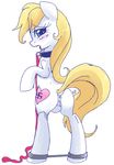  aryanne aryanne_(character) aryanne_(mlp) blonde_hair blue_eyes blush butt collar cutie_mark equine female german_text hair horse kinkypinkie mammal masturbation my_little_pony nazi open_mouth pony pussy swastika text 