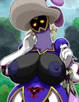  big_breasts breasts clothed clothing dress hat heartless huge_breasts humanoid kingdom_hearts mindsedge mouthless nipples not_furry parasol_beauty square_enix video_games wide_hips 