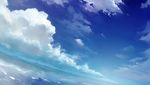  bad_pixiv_id blue_sky cloud day dutch_angle highres horizon ladic lighting nature no_humans original scenery sky water 