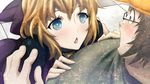  amane_yuki brown_hair cosplay game_cg hashida_itaru long_hair ribbons steins;gate 