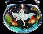  animal dress fish sket_dance tomoyami unyuu_mimorin 