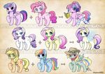  book cowboy_hat equine eyewear female fluttershy_(mlp) friendship_is_magic fusion goggles hat horn horse mammal my_little_pony pegasus pinkie_pie_(mlp) pony rainbow_dash_(mlp) rarity_(mlp) shepherd0821 smile twilight_sparkle_(mlp) unicorn winged_unicorn wings 