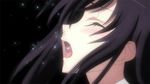  1girl animated animated_gif black_hair blush bouncing_breasts breasts erect_nipples eyes_closed kenzen_robo_daimidaler large_breasts long_hair madanbashi_kouichi male_hand moan moaning nipple_teasing nipples nude open_mouth simple_background sonan_kyouko sparkle sparkles 