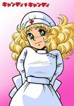  1girl 70s blonde_hair candice_white_ardlay candy_candy green_eyes kaze_ryu_ryu nurse oldschool smile 