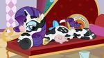  bovine bucket cattle equine female friendship_is_magic hooves horn longue mammal my_little_pony niggerfaggot nipple_piercing nipples piercing raricow_(mlp) rarity_(mlp) ring sofa solo species_swap suggestive sultry_pose teats udders unicorn 