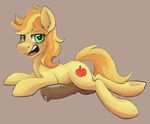  animal_genitalia balls blush braeburn_(mlp) equine erection feral friendship_is_magic horse horsecock male mammal my_little_pony notsafeforhoofs penis pony precum smile solo 