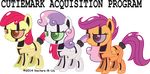  absurd_res apple_bloom_(mlp) cutie_mark_crusaders_(mlp) earth_pony english_text equine friendship_is_magic green_eyes group hi_res horn horse machine mammal mechanical my_little_pony orange_body orange_eyes pegasus pony purple_eyes robot scootaloo_(mlp) sweetie_belle_(mlp) sweetie_bot text unicorn vectors-r-us white_body wings yellow_body 