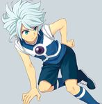  blue_eyes blue_hair diamond_dust_(inazuma_eleven) inazuma_eleven inazuma_eleven_(series) male_focus riho simple_background soccer_uniform solo sportswear suzuno_fuusuke 