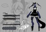  animal_ears bad_id bad_pixiv_id boots gloves knife pixiv_fantasia pixiv_fantasia_3 robo8 solo sword tail thighhighs twintails visor weapon 