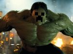  creeper crossover green_body hulk humor marvel minecraft topless video_games 