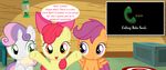 babs_seed_(mlp) breaking_the_fourth_wall computer cute cutie_mark_crusaders_(mlp) equine female friendship_is_magic horn jananimations laptop looking_at_viewer mammal my_little_pony pegasus scootaloo_(mlp) smile sweetie_belle_(mlp) unicorn wings 