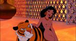  bestiality black_hair breasts disney duo feline female feral hair human interspecies jasmine male mammal navel nipples nude pussy rajah straight tiger unknown_artist 