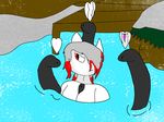  annoyied breasts chracter:crimson crashflash equine general: horse mammal pony reape swimming tenticals water 
