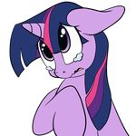  alpha_channel equine female friendship_is_magic hair horn looking_up mammal my_little_pony plain_background portrait purple_eyes purple_hair solo tears tlatophat transparent_background twilight_sparkle_(mlp) unicorn upset 