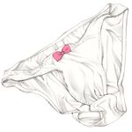  bow_panties dr_rex no_humans original panties simple_background underwear white white_background white_panties 