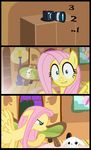  &gt;:( angel_(mlp) angry anthro clip clothing cloud costume crossover cutie_mark duo equine female flare-chaser fluttershy_(mlp) friendship_is_magic green_eyes hair home horse house humor long_hair mammal my_little_pony pegasus pink_hair room sign smile suit text wings 
