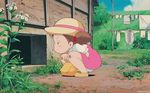  1girl animated animated_gif my_neighbor_totoro sneaking solo tonari_no_totoro 