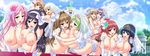  6+girls breasts female game_cg honoo_no_haramase_paidol_my_star_gakuen_z lactation multiple_girls nipples tagme yuibi 