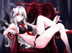  demon horns sm318 tail thighhighs wings 