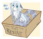  blue_eyes blue_fur blush box cute dialog feline fur girly hair leopard long_hair male mammal nataly-b resine sad snow_leopard tears text 