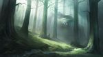  artur_zuma chopping forest monster nature original scenery tree 