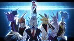  artist_name background_text bad_id bad_pixiv_id black_jacket black_shirt black_vest blue_background bow bowtie breast_pocket brooch clothed_pokemon collared_shirt cravat dr.k english facing_viewer formal furry gen_1_pokemon hand_in_pocket hat_over_eyes highres holding holding_poke_ball jacket jewelry lapras letterboxed lineup long_sleeves looking_at_viewer necktie nidoking omastar open_clothes open_jacket outside_border pidgeot pocket poke_ball poke_ball_(generic) pokemon pokemon_(creature) pokemon_(game) pokemon_rgby purple_shirt red_(pokemon) red_neckwear shirt smirk suit the_end_(phrase) twitch_plays_pokemon venomoth vest wall_of_text white_shirt white_vest wing_collar zapdos 