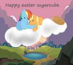  cloud cutedementia equine friendship_is_magic horse mammal my_little_pony pony rainbow_dash_(mlp) 