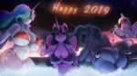  16:9 bikini butt clothing cutie_mark english_text equine female friendship_is_magic group hair hair_over_eye hi_res horn long_hair looking_at_viewer maarthul mammal my_little_pony pinkie_pie_(mlp) princess_celestia_(mlp) princess_luna_(mlp) rainbow_dash_(mlp) swimsuit text twilight_sparkle_(mlp) wallpaper wine_glass winged_unicorn wings 