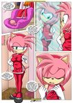  bbmbbf comic eyes_closed female looking_at_self mirror mobius_unleashed palcomix pose sega sonic_(series) undressing 