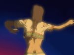  animated animated_gif back butt_crack dancer dark_skin laila_(yugo_koushounin) midriff screencap yugo_koushounin 