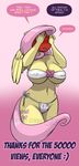  anthro anthrofied arthropod big_breasts bikini blush breasts butterfly cleavage clothed clothing cutie_mark dialog english_text equine ethanqix female fluttershy_(mlp) friendship_is_magic fur hair hiding horse insect mammal my_little_pony navel pink_hair pony shy solo standing swimsuit text yellow_fur 