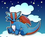  cloud cute night pixiv rag. salamence solo 