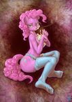  anthro anthrofied blue_eyes candle cutie_mark equine female friendship_is_magic hair horse looking_at_viewer mammal mrs1989 my_little_pony pink_body pink_hair pinkie_pie_(mlp) pony solo 