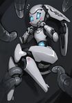  blue_eyes blush disney drossel fireball glowing glowing_eyes machine mechanical robot solo tentacles 