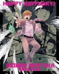  6+boys blonde_hair character_name commentary_request dated ekubo_(mob_psycho_100) floating floating_clothes full_body ghost grey_jacket grey_pants grey_suit hanazawa_teruki happy_birthday highres jacket kageyama_ritsu kageyama_shigeo kamihitoe kirin_jodo male_focus mob_psycho_100 multiple_boys muraki_(mob_psycho_100) necktie open_clothes open_jacket open_mouth pants pink_necktie reigen_arataka roshuto_dozen sakurai_yusuke salt serizawa_katsuya shinra_banshoumaru shouting solo_focus spirit suit suzuki_shou thick_lips throwing throwing_salt 