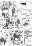  comic dos_(james30226) greyscale hakurei_reimu hard_translated monochrome touhou translated yukkuri_shiteitte_ne 