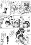  comic dos_(james30226) greyscale hakurei_reimu hard_translated monochrome touhou translated yukkuri_shiteitte_ne 