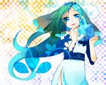  bad_id bad_pixiv_id blue_eyes blue_hair kunagisa_tomo long_hair shifumi solo very_long_hair zaregoto_series 