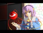  eyes hairband heart highres komeiji_satori myon_(artist) purple_eyes purple_hair short_hair solo touhou 