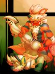  cum diasuke77 gay growlchu growlithe hybrid kinggamekeeper male nintendo pok&#233;mon pok&eacute;mon sex video_games 