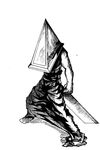  copymirror fist inks knife monster pyramid_head traditional_media 