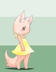 clothing cute dress female looking_at_viewer mammal pixiv rag. standing young 